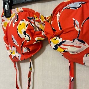 Catalina Orange Bikini Top